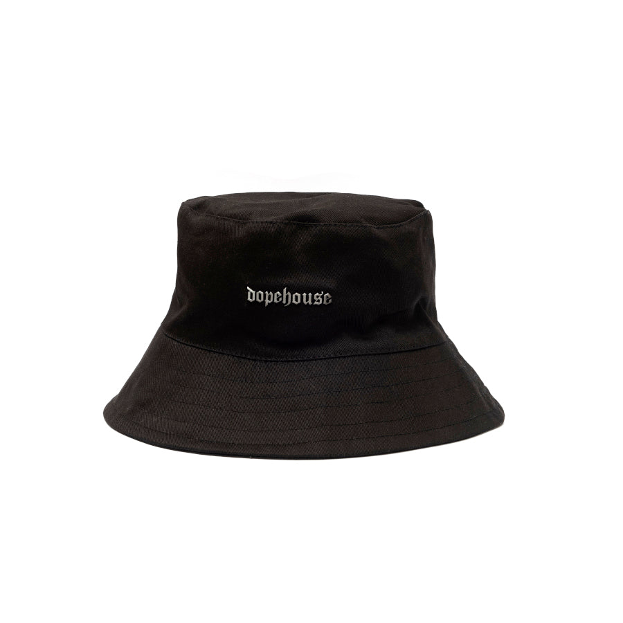 DOPEHOUSE BUCKET LOGO BADGE BLACK