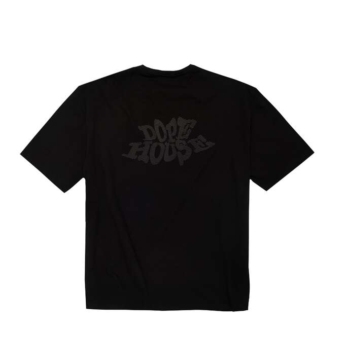 DOPEHOUSE T-SHIRT WAVY V2 BLACK
