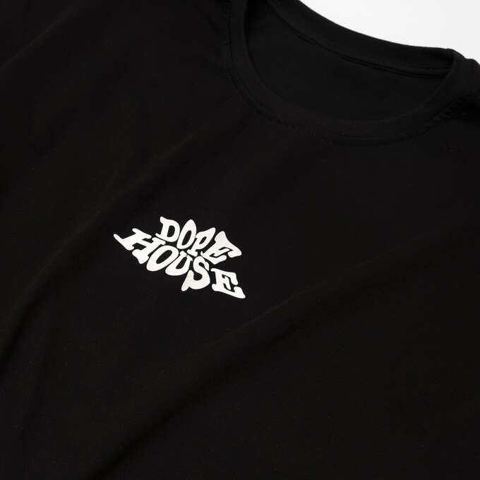 DOPEHOUSE T-SHIRT WAVY V2 BLACK